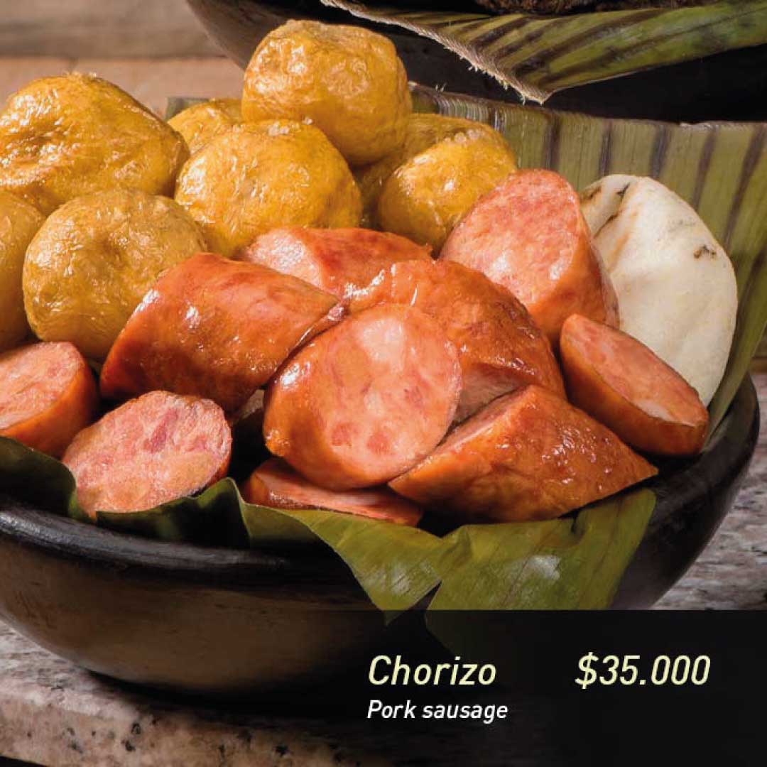 Porción de chorizo