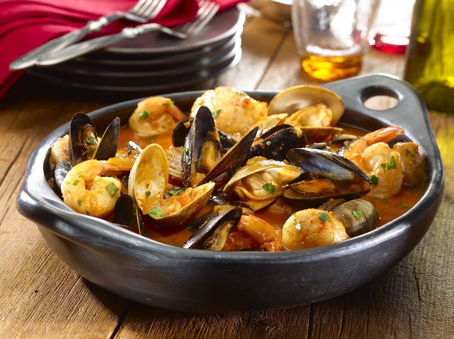 Cazuela de mariscos